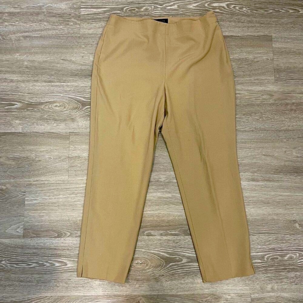 Talbots Hollywood Pants in Tan sz 12 Petite